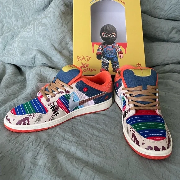 Cold Sins x Travis Scott Chucky the Slayer lows Sneakers - Picture 3 of 13